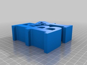 nombre fabi esculturas personalizado 3d print model - Mito3D