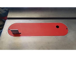 craftsman 113 throat plate insertinator - zero clearance parts tablesaw insert 3d print model - Mito3D
