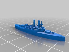 battleship sissoi veliky 1 2400 toy & game accessories naval wargames rjw russo-japanese war warship 3d print model - Mito3D