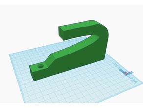 rc jet percha - habu La impresión en 3d de la pared soporte 3d print model - Mito3D