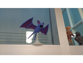 zubat sculpture sculptures 3d modeling pokemon go zbrush 3d print model - Mito3D