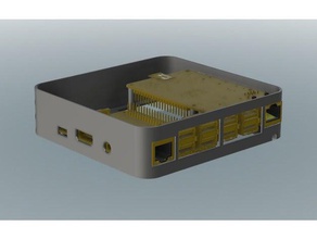 intel nuc raspberry pi caso computador 3d print model - Mito3D