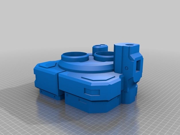 halo reach rocket launcher remixed hobby 3D print model - Mito3D