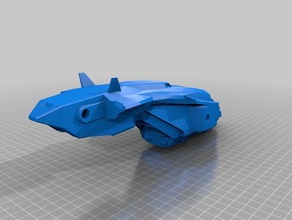consejo de seguridad pelican remix vehículos halo 4 3d print model - Mito3D