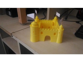 medieval castle new designe buildings & structures 3d print model - Mito3D