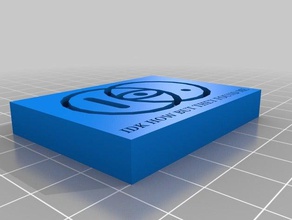 idk but they found me - logo signs & logos 3d band plaque idkhbtfm music 3d print model - Mito3D