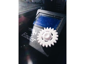 ender 3 control dial knob accurate scrubbing 3d printer accessories 3d print model - Mito3D