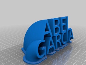 abel garcia Schilder & logos kundengebundene 3d print model - Mito3D