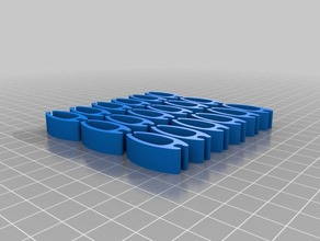 usb cable organizer 3d printing 3d print model - Mito3D
