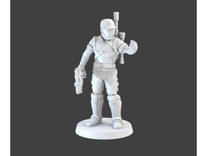 imperial agent sculptures miniature starfinder star wars tabletop old republic 3d print model - Mito3D