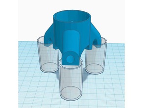 3-way drink dispenser La stampa 3d 3d print model - Mito3D