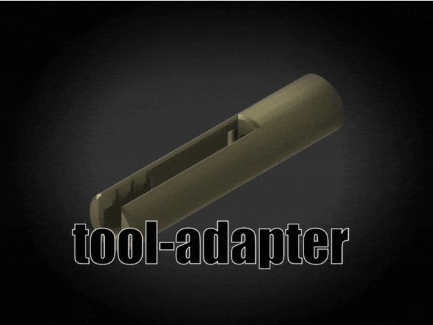 tool-adapter engraver hand tools adapter tool 3D print model - Mito3D