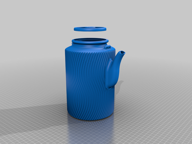 théière cuisine et salle à manger le chinois thé 3D print model - Mito3D