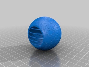 moon prison interactive art 3d print model - Mito3D