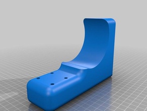 90mm electric long board mount parts 3d print model - Mito3D