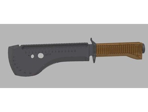 prop spetsnaz machete props airsoft cosplay gear knife loadout pop replica soviet sword toy 3d print model - Mito3D