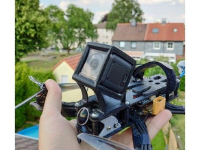 yüksek oturum mount reelsteady git xhover cimri seviyelerine hobi gerçek kamera monte edin Dağı 3d print model - Mito3D