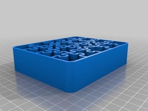 tost-bulmaca bulmaca özelleştirilmiş 3d print model - Mito3D