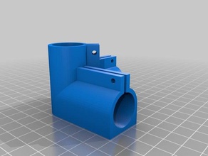 conduit tubo doohickey 90 grau conector diy personalizado 3d print model - Mito3D