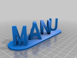 manu leo 20 deg signs & logos customized 3d print model - Mito3D