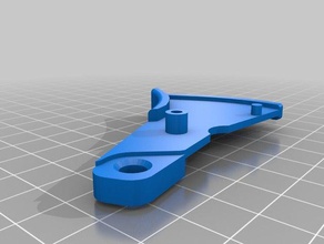 hot glue gun trigger Teile Kleber Heißkleber Heißklebepistole 3d print model - Mito3D