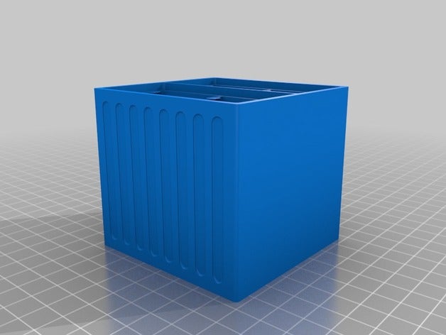 customizedstackablebox2x2 elektronik özelleştirilmiş 3D print model - Mito3D