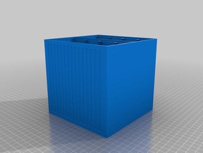 customizedstackablebigbox2col4rowdrax2 elektronik özelleştirilmiş 3d print model - Mito3D