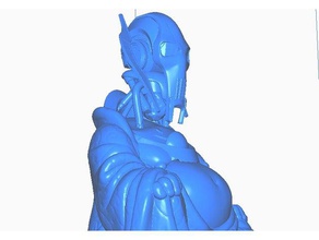 grievious buda de star wars colección las esculturas el busto general grievous remix starwars la estatua 3d print model - Mito3D