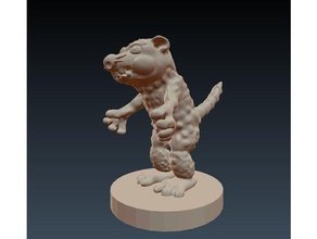 giant rat cartoonish style toys & games fantasy mini miniature miniatures 3d print model - Mito3D