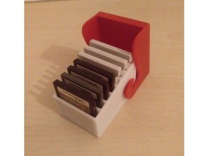 3ds box 8 cartridges video games cartridge nintendo 3d print model - Mito3D