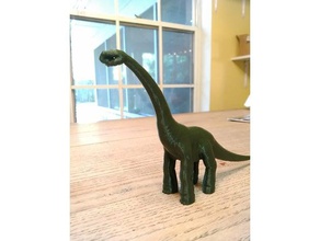 bronto-main-a-saurus sculptures dinosaure plein d'humour la sculpture 3d print model - Mito3D