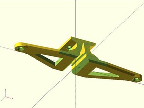 ein Stück openrc f1 2017 Vorderachse r c Fahrzeuge flexibles filament die Aussetzung 3d print model - Mito3D
