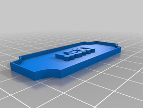 lexi plaque de nom décor personnalisé 3d print model - Mito3D