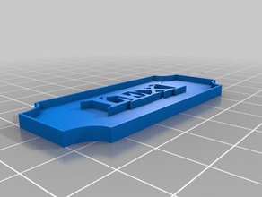 lexi Typenschild 1 Dekor kundengebundene 3d print model - Mito3D
