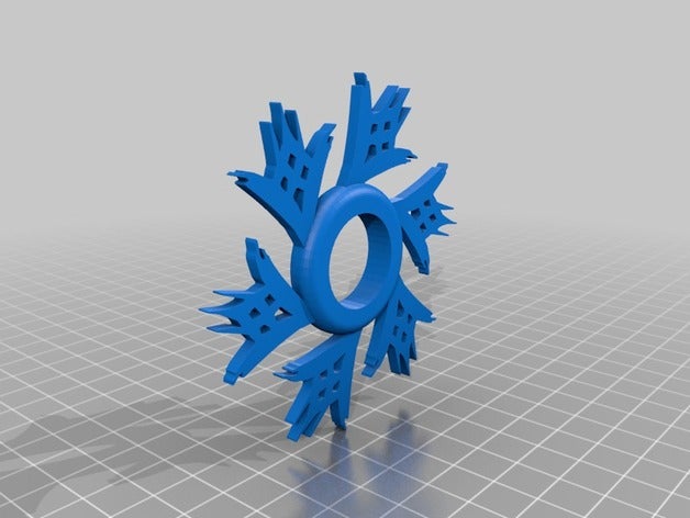 destino ramo de fidget giratório brinquedos & games o jogo spinner 3D print model - Mito3D