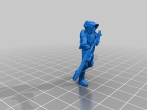 kashyyyk trooper scout legião remix 2 brinquedos & games clone wars clones imperial soldados star 3d print model - Mito3D