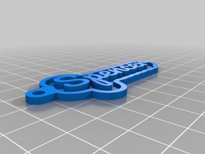 meine individuelle Schlüsselanhänger Ihrem persönlichen Namen kundengebundene 3d print model - Mito3D