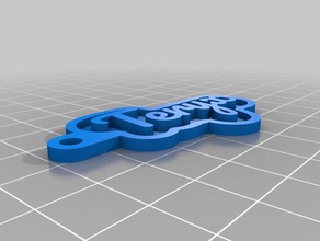 meine angepasste keyspencer teryx-Kette Ihren Namen Schlüsselanhänger kundengebundene 3d print model - Mito3D