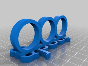 g rings customized 3d print model - Mito3D