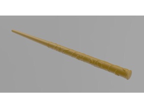 hermione granger's wand costume 3d print model - Mito3D