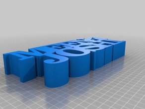 m2 sculptures personnalisé 3d print model - Mito3D