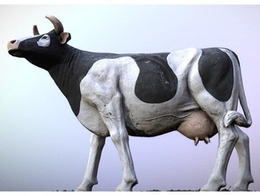 vaca animais 3d print model - Mito3D