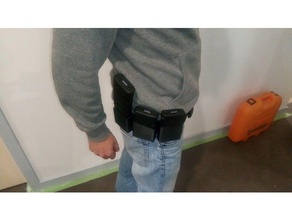 ar magazine pouch holder sport & outdoors firearm firearms target shooting 3d print model - Mito3D