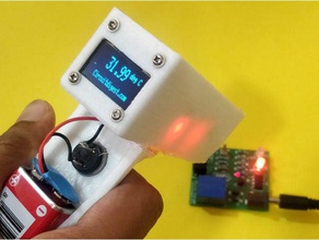 arduino térmica de la pistola electrónica diy incrustado termómetro infrarrojos sensor temperatura 3d print model - Mito3D