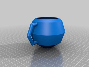 tazza arredamento 3d print model - Mito3D