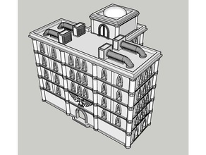 vatan titanicus bir bina yokSağlam 2 oyunlar binalar horus dalalet minyatür warhammer 40k 3d print model - Mito3D
