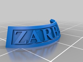 nome tag - zarbag s gitz giochi nightvault shadespire warhammer inferi 3d print model - Mito3D