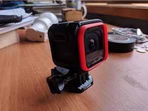 gopro sessione di protezione dell'obiettivo Stampante 3d accessori mount 4 3d print model - Mito3D