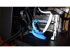 2-Fach hdd caddy cooler master elite 130 computer coolermaster 3d print model - Mito3D