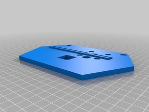 plotter left end plate 3d printer parts 3d print model - Mito3D